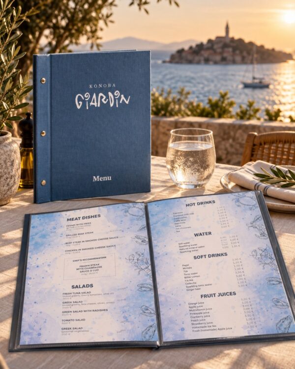 Menu factory mani menu jelovnik (14)_960x1200 Classic Line – plavi jelovnik sa logotipom